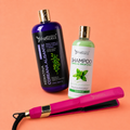 Kit Keratina Coreana Alisante Gold 1L + Shampoo Limpieza Profunda 500ml + Plancha Beautiful Angels