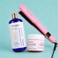 Kit Keratina Coreana Alisante Silver 1L + Sellador de Keratina 250ml + Plancha Beautiful Angels