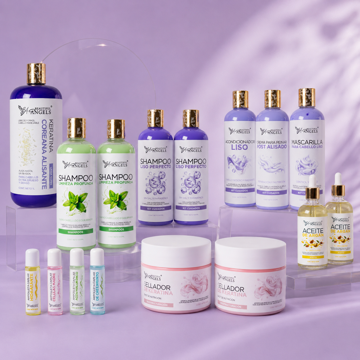 Kit Completo Keratina Coreana Alisante Silver