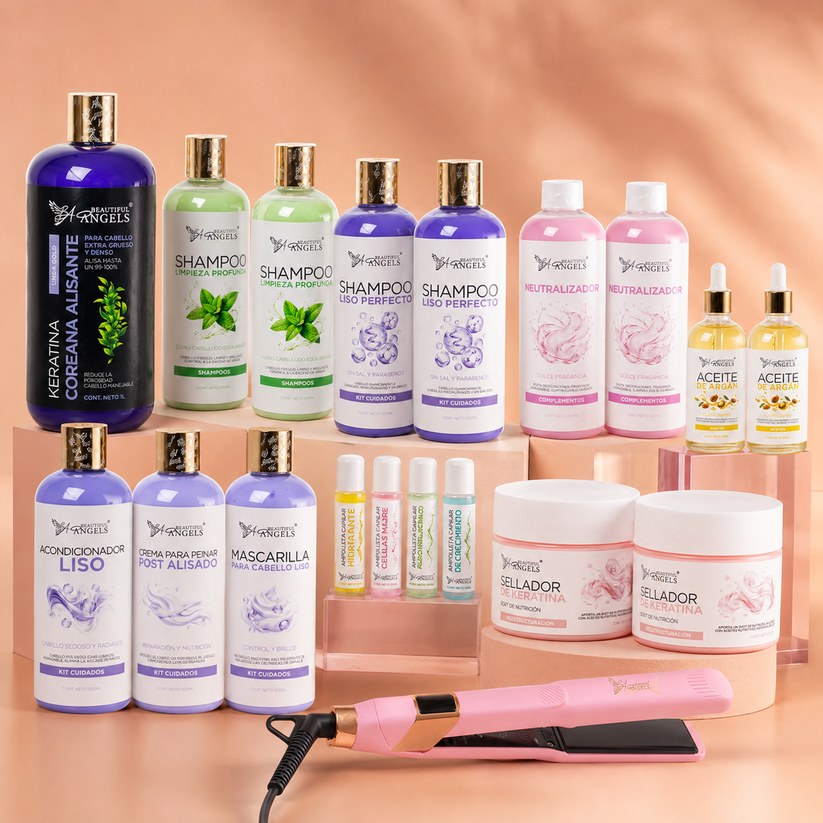 Kit Profesional Keratina Coreana Alisante Gold