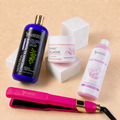 Kit Keratina Coreana Alisante Gold 1L+ Neutralizador 500ML + Sellador de Keratina 250ML + Plancha Profesional Beautiful Angels