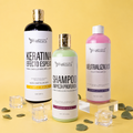 Kit Keratina Efecto Espejo Gold + Shampoo Limpieza Profunda + Neutralizador: Una Nueva Versión de Tu Cabello Empieza Aquí