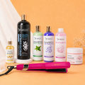 Kit Keratina Efecto Espejo Gold 1L + Shampoo Limpieza Profunda 500ML + Shampoo Liso Perfecto 500ML + Neutralizador 500ML+ Sellador de Keratina 250ML + Aceite de Argán 100ML + Plancha Profesional Beautiful Angels