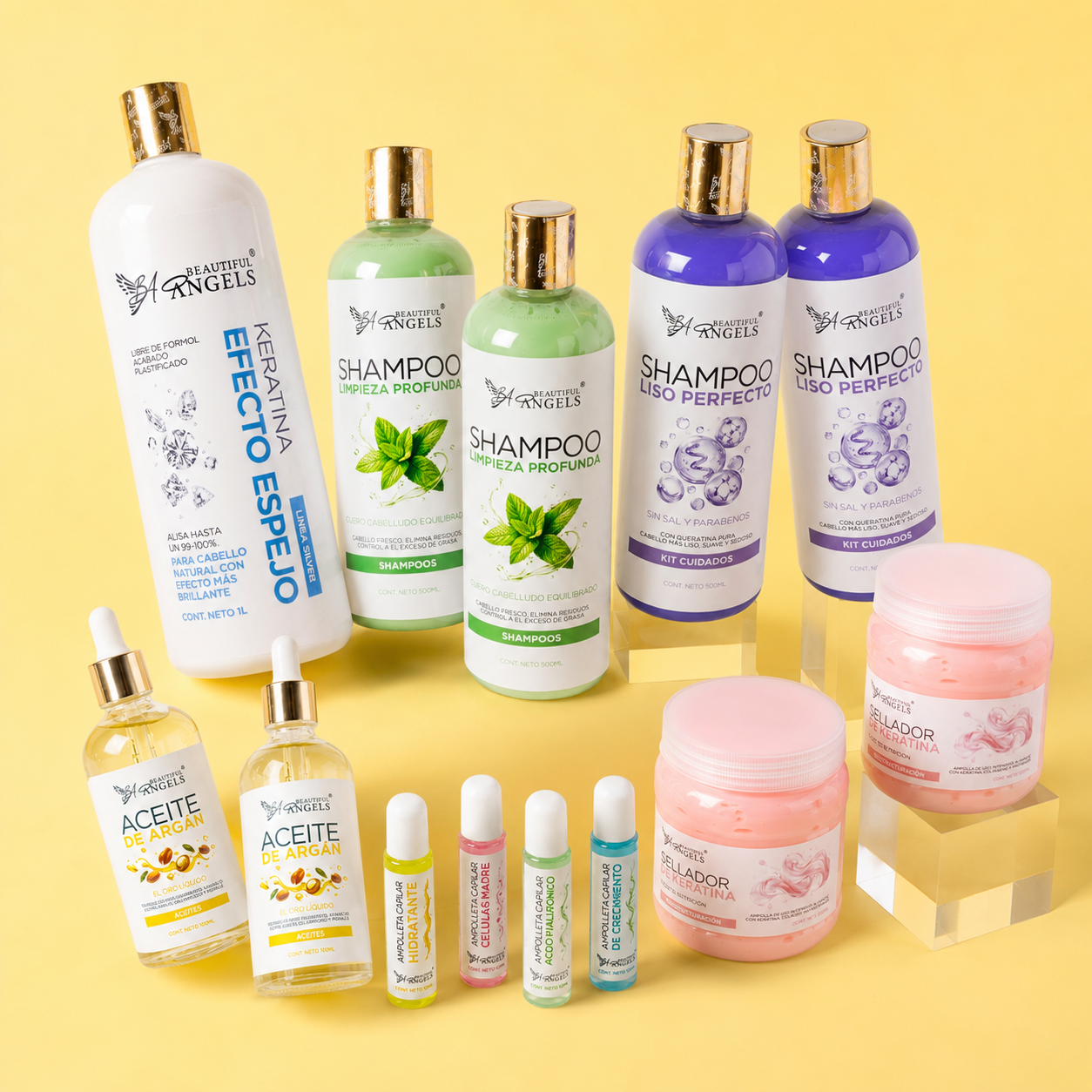 Kit Básico Keratina Efecto Espejo Silver