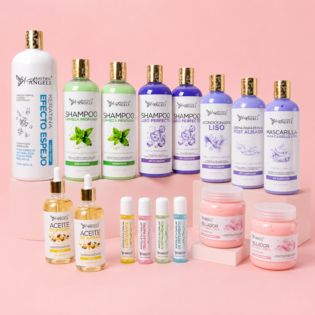 Kit Completo Keratina Efecto Espejo Silver