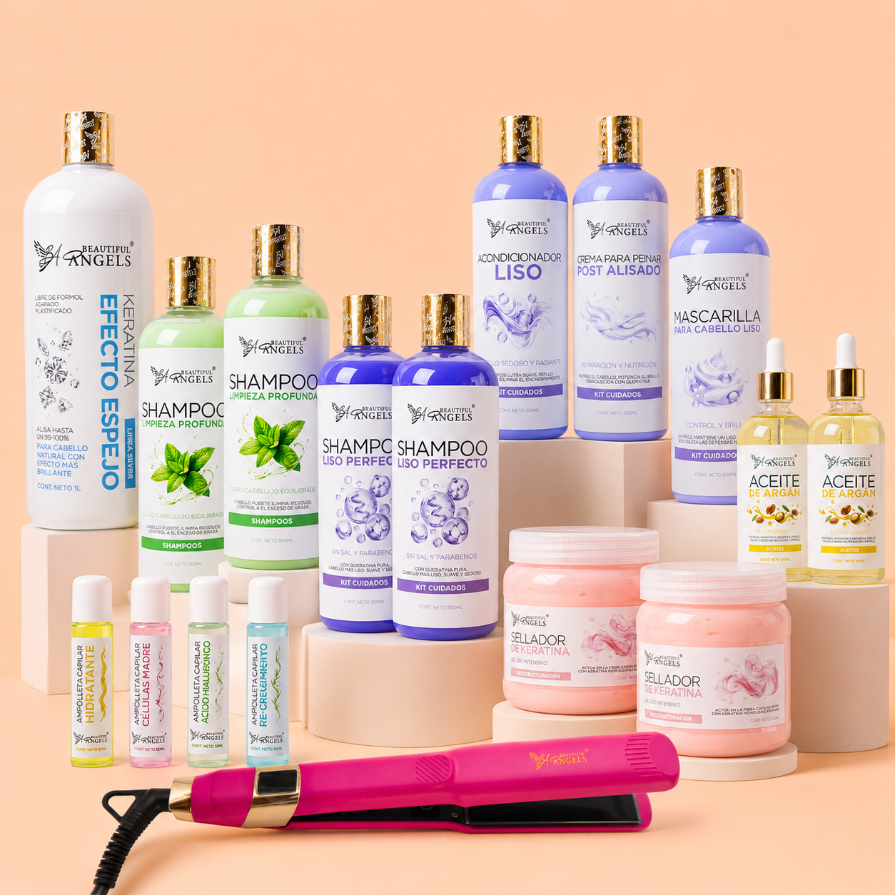 Kit Profesional Keratina Efecto Espejo Silver