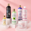 Kit Básico Keratina Efecto Espejo Gold 500ml- Beautiful Angels, Acabado Liso, Brillante con Cabello Suave, Controlado, Natural y Duradero, Manejable, con Sellado de Puntas