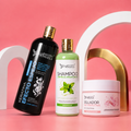 KIT Keratina Efecto Espejo Gold 1L + Shampoo limpieza profunda 500ml + sellador de keratina 250ml