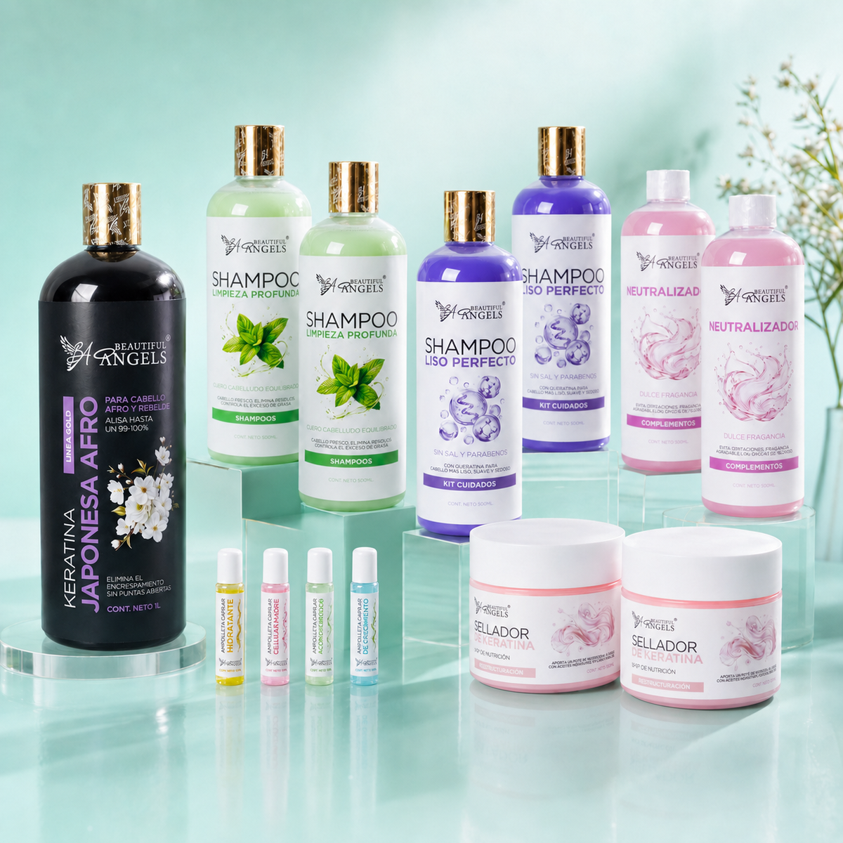 Kit Básico Keratina Japonesa  Afro Gold