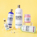 Kit Japonesa Ultra Afro Silver + Shampoo Limpieza Profunda+ Shampoo Liso Perfecto + Sellador + Aceite de Argan