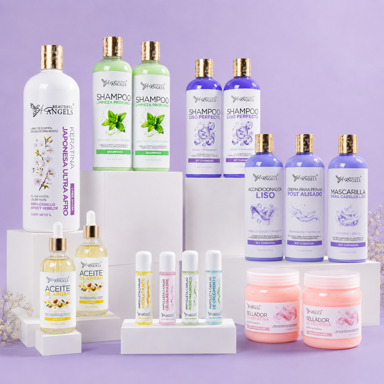 Kit Completo Keratina Japonesa Ultra Afro Silver