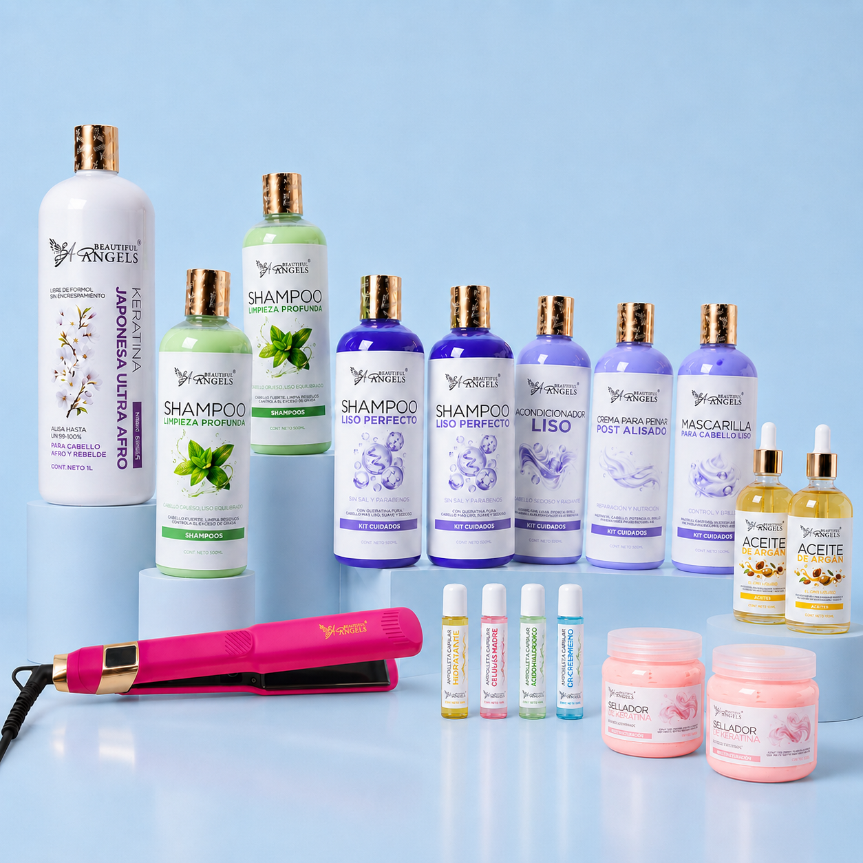 Kit Profesional Keratina Japonesa Ultra Afro Silver