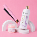 Kit Keratina Japonesa Ultra Afro Silver 1L + Sellador de Keratina 250ml + Plancha Beautiful Angels