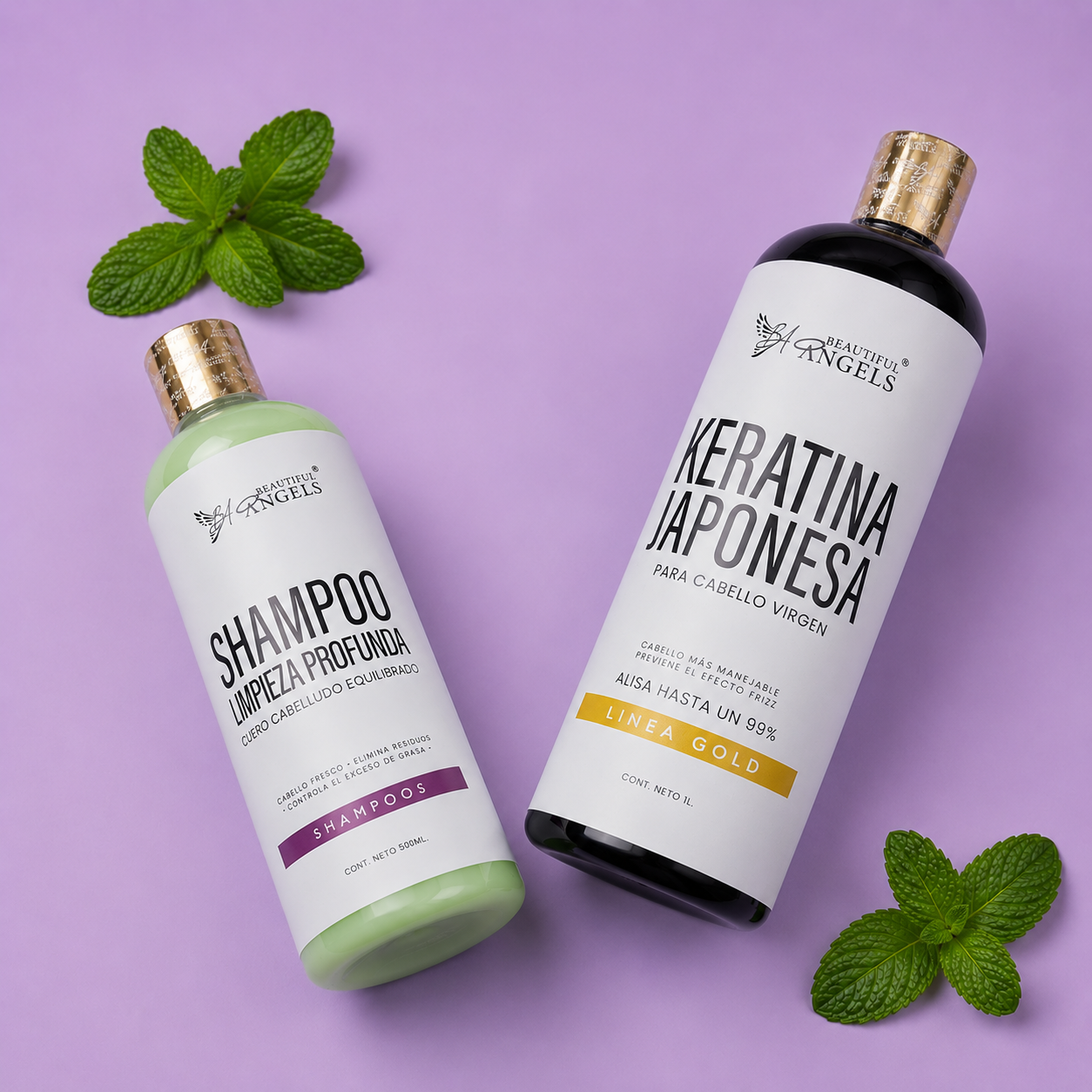 Kit Keratina Japonesa Gold + Shampoo Limpieza Profunda: La solución para un cabello natural que necesita control, brillo y un acabado perfectamente liso
