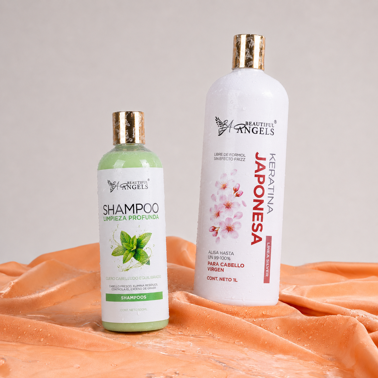 Kit Keratina Japonesa Silver 1L + Shampoo Limpieza Profunda 500ML