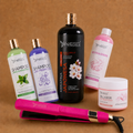 Kit Keratina Japonesa Gold 1L + Shampoo Limpieza Profunda 500ML+ Shampoo Liso Perfecto 500ML+ Neutralizador 500ML+ Sellador de Keratina 250ML + Plancha Profesional Beautiful Angels