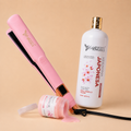 Kit Keratina Japonesa Silver 1L + Sellador de Keratina 250ml + Plancha Beautiful Angels
