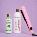 Kit Keratina Japonesa Silver 1L + Shampoo Limpieza Profunda 500ml + Plancha Beautiful Angels