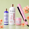 Kit Keratina Japonesa Silver 1L + Shampoo Liso Perfecto 500ml + Sellador de Keratina 250ml + Plancha Beautiful Angels