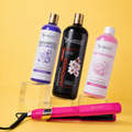 Kit Keratina Japonesa Gold 1L + Shampoo Liso Perfecto 500ML + Neutralizador 500ML + Plancha Profesional Beautiful Angels