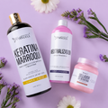Keratina Marroquí Gold + Neutralizador + Sellador de Keratina: El alisado ideal para cabello con mechas y balayage