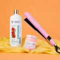 Kit Keratina Marroquí Silver 1L + Sellador de Keratina 250ml + Plancha Beautiful Angels