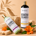 Keratina Tailandesa Gold + Shampoo de Limpieza Profunda: La solución para cabello fino y delgado que necesita control, volumen equilibrado y más disciplina