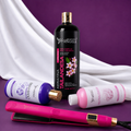 Kit Keratina Tailandesa Gold 1L + Shampoo Liso Perfecto 500ML + Neutralizador 500ML + Plancha Profesional Beautiful Angels