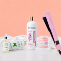 Kit Keratina Tailandesa Silver 1L + Shampoo Limpieza Profunda 500ml + Sellador de Keratina 250ml + Aceite de Argán 100ml + Plancha Beautiful Angels