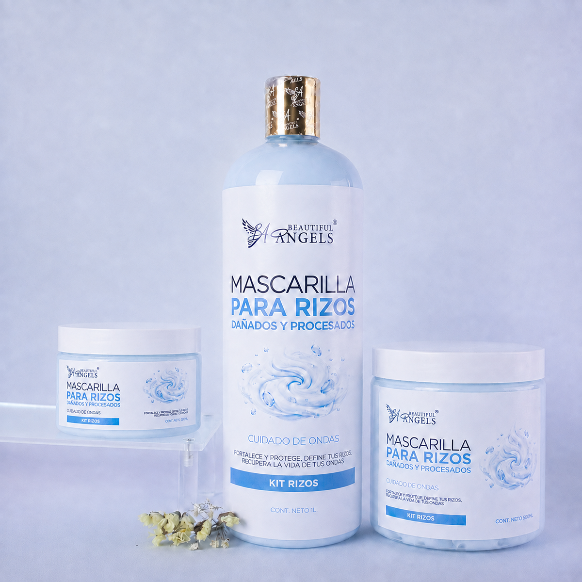 Mascarilla para Rizos Dañados y Procesados