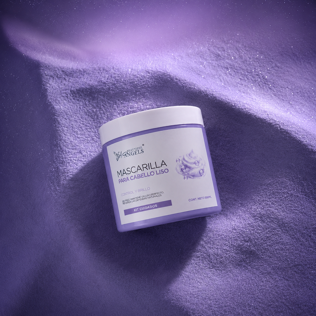 Mascarilla Para Cabello Liso Beautiful Angels: Prolonga el Brillo, Mantiene un Lacio Perfecto y Aporta un Acabado Luminoso y Saludable, Ideal para Cabello Liso o con Alisado Progresivo