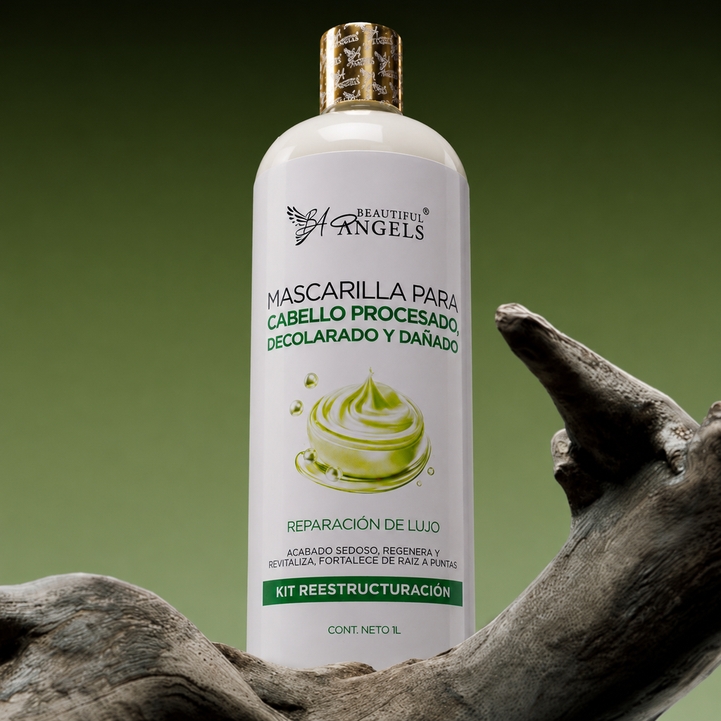 ✦ Kit Ácido Hialurónico Beautiful Angels 1L ✦ Reestructuración e hidratación profunda para un cabello fuerte, radiante y lleno de vida.