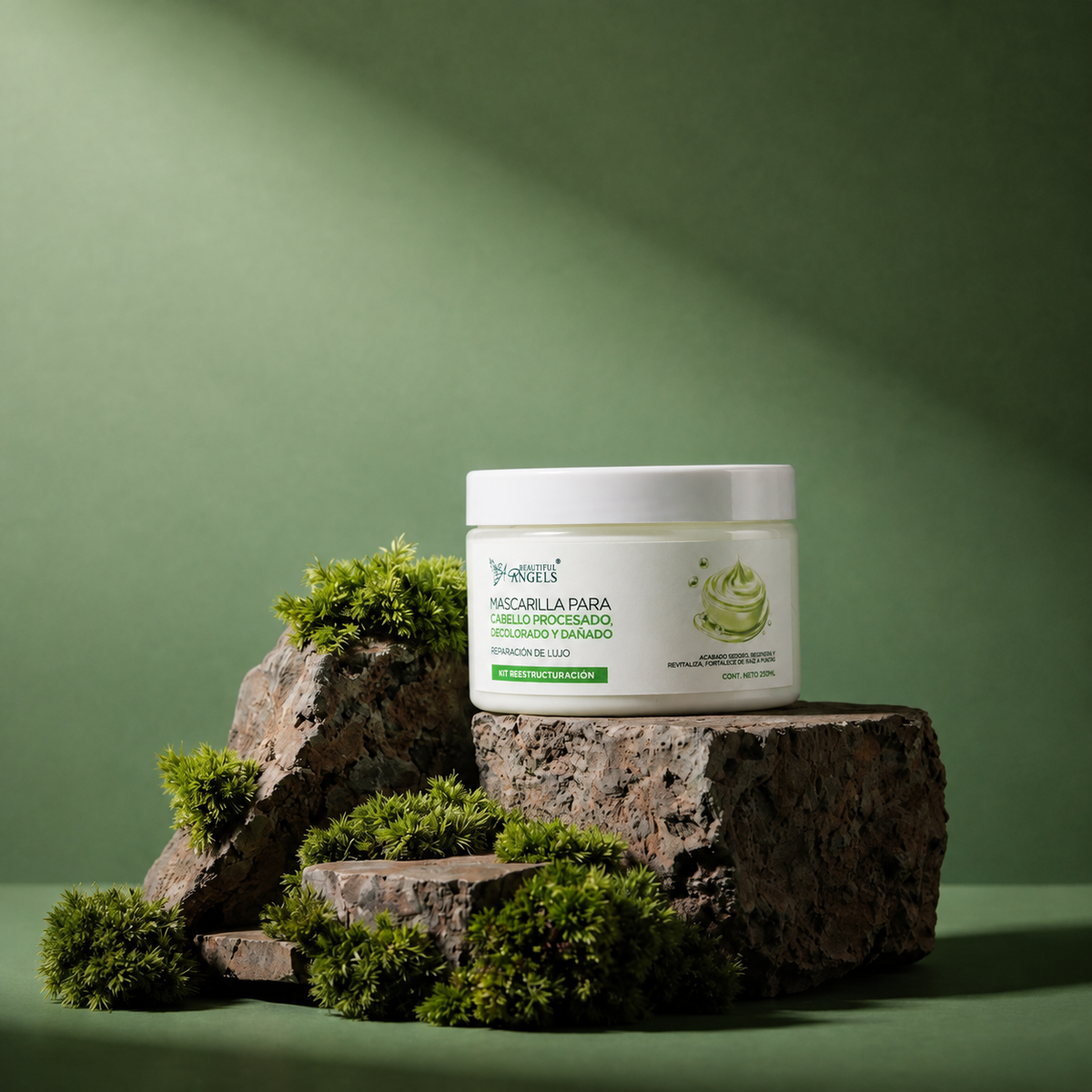 Mascarilla para Cabello Procesado, Decolorado y Dañado Beautiful Angels: Hidratación , Suaviza, y Logra un Acabado Sedoso