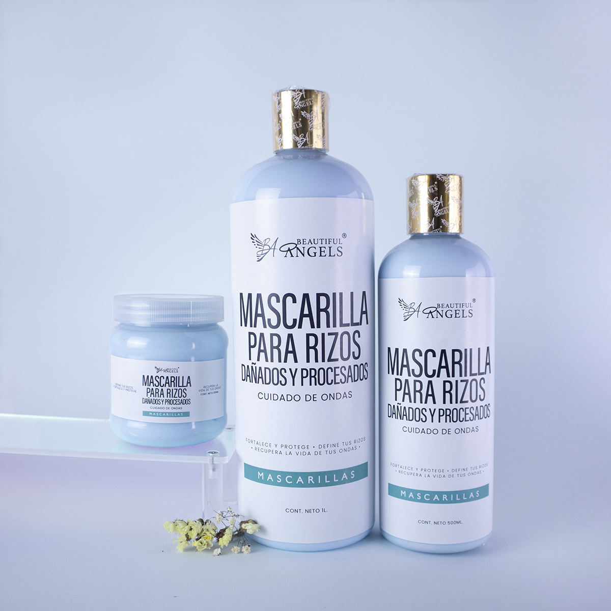 Mascarilla para Rizos Dañados y Procesados