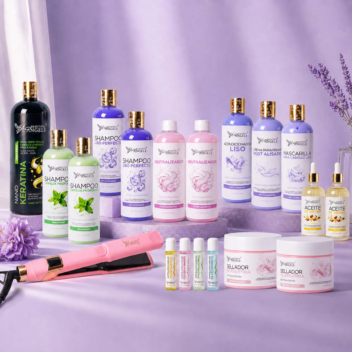 Kit Profesional Nanokeratina Gold