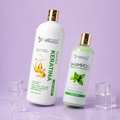 Kit Nanokeratina Silver 1L + Shampoo Limpieza Profunda 500ML
