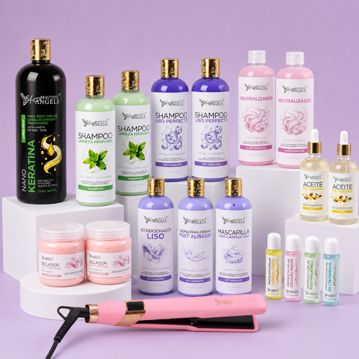 Kit Profesional Nanokeratina Gold