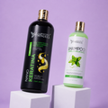 Kit Nanokeratina Gold 1L + Shampoo de Limpieza Profunda 500 ML