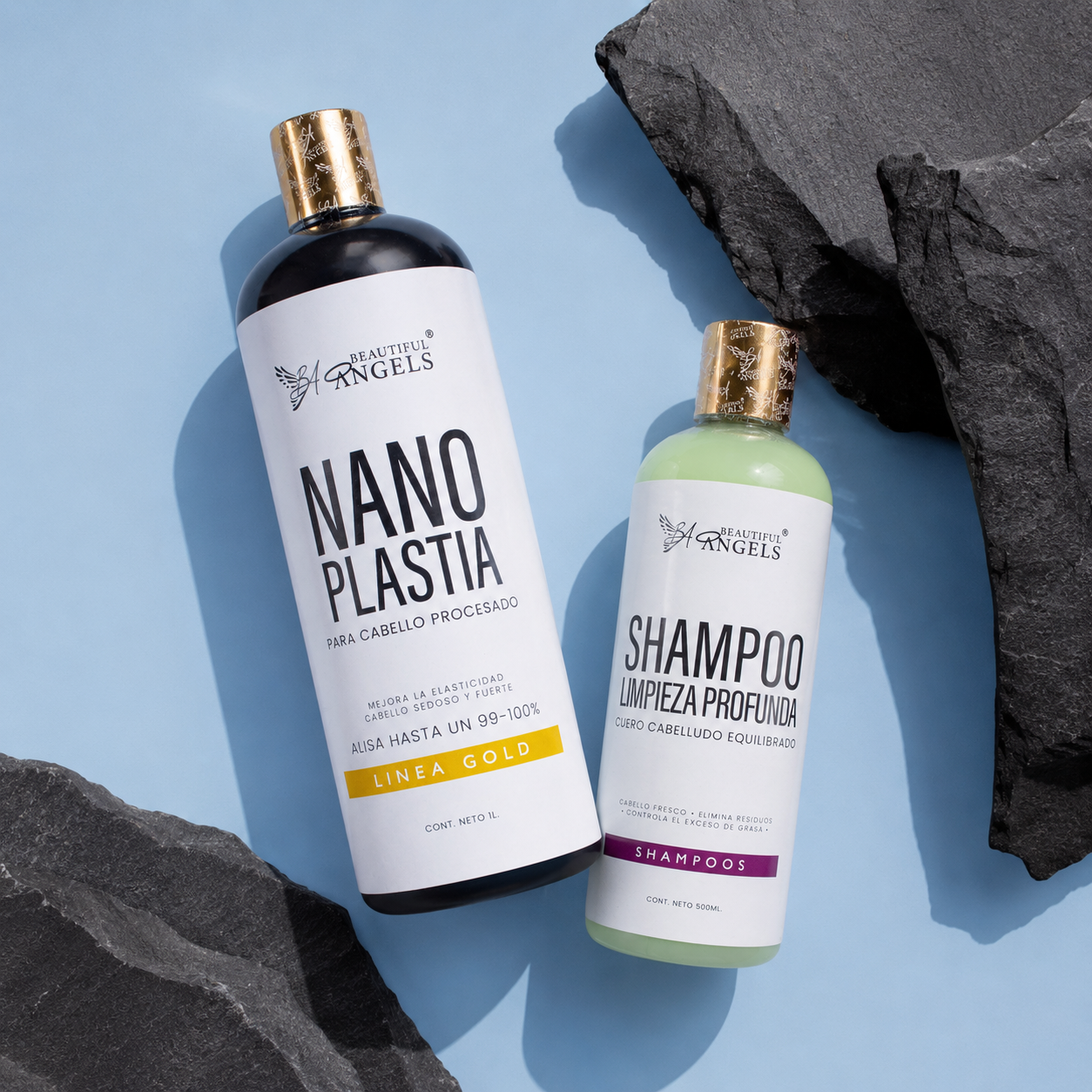 Nanoplastia Gold + Shampoo Limpieza Profunda: La solución para cabello procesado que necesita control, reparación visible y alisado duradero