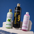 Kit Nanoplastia Gold 1L + Shampoo Limpieza Profunda 500ML + Neutralizador 500ML