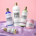 Kit Nanoplastia Silver+ Shampoo Limpieza Profunda + Shampoo Liso + Sellador +Aciet de Argan