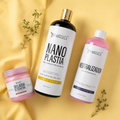 Kit Nanoplastia Gold + Neutralizador + Sellador de Keratina