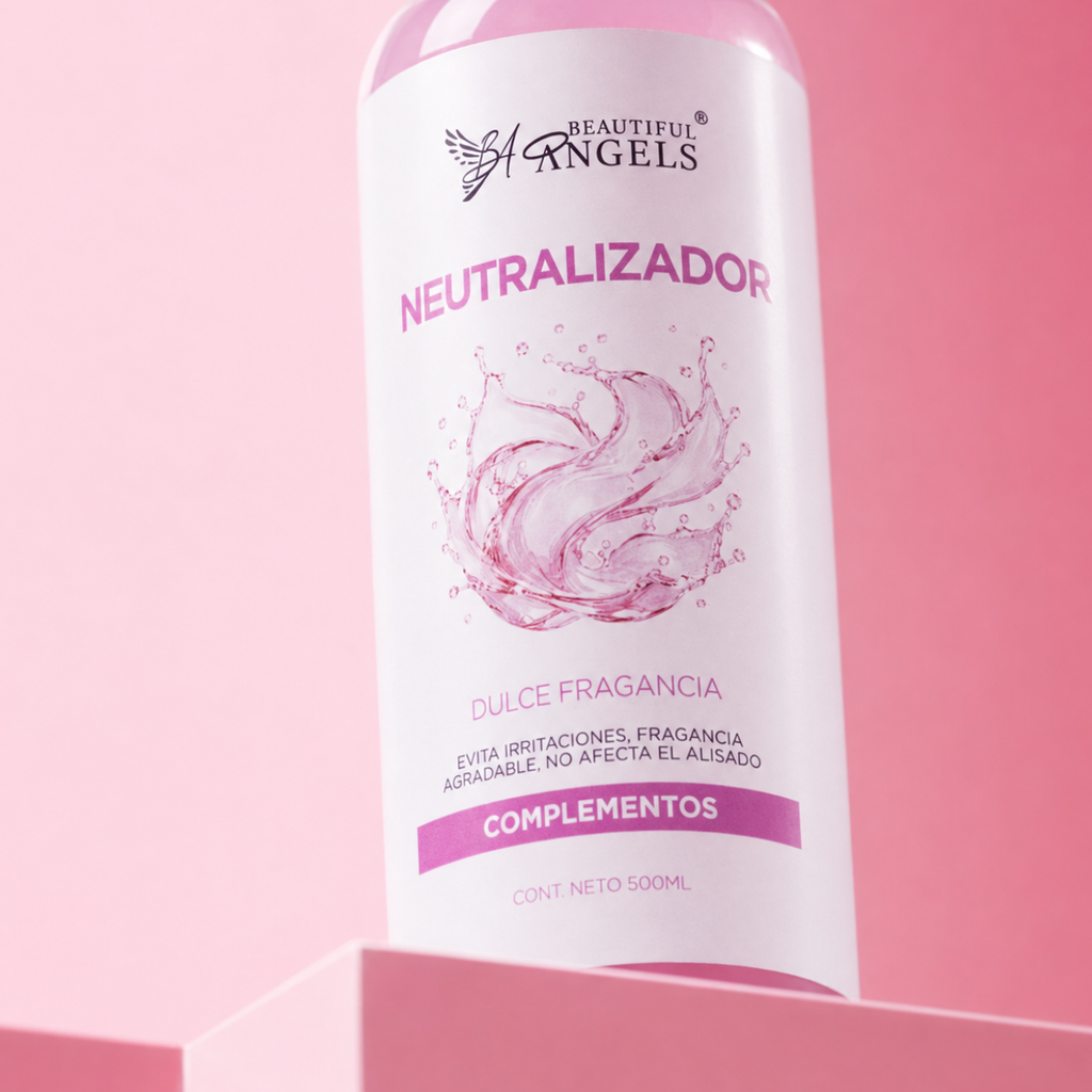 Neutralizador para Alisados Gold Beautiful Angels: Evita Irritaciones, No Afecta el Alisado y Logra una Neutralización Efectiva del 70% al 80% para un Acabado Equilibrado y Duradero
