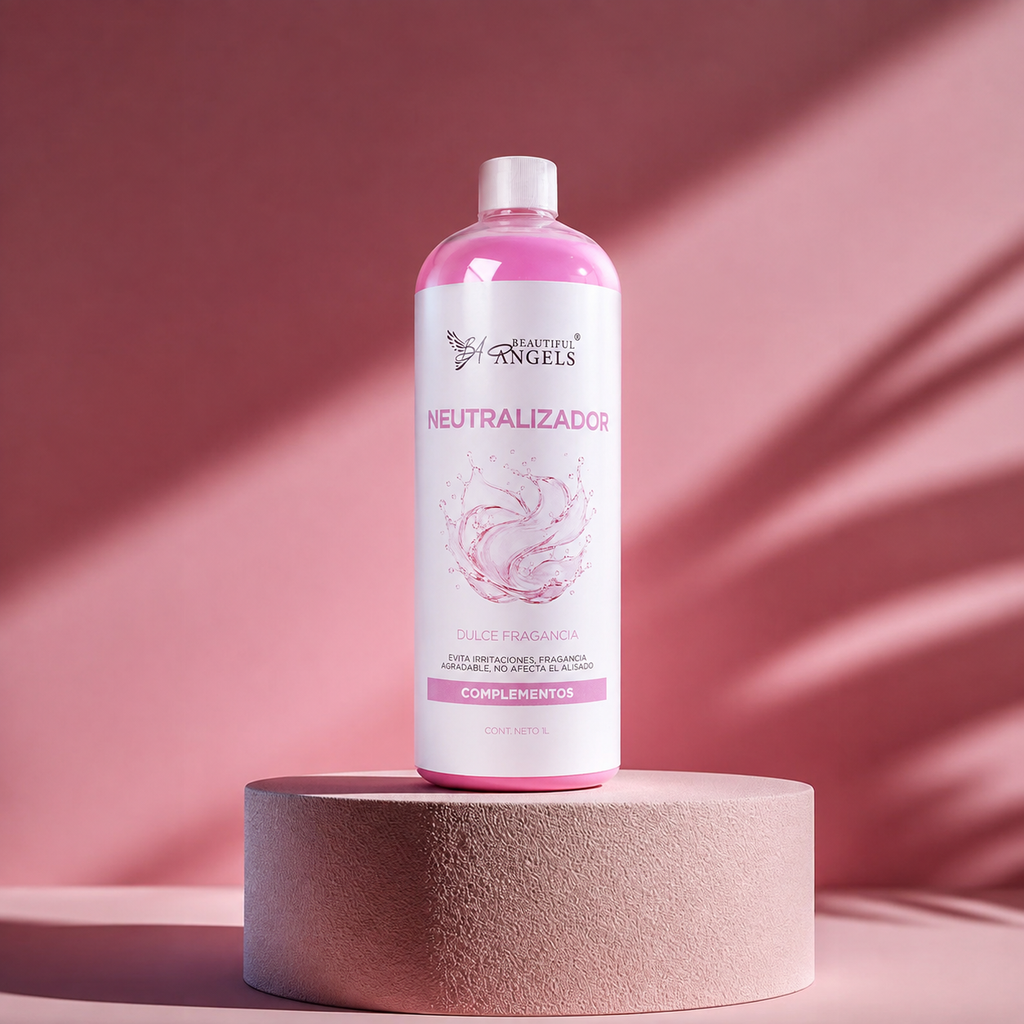 Neutralizador para Alisados Gold Beautiful Angels: Evita Irritaciones, No Afecta el Alisado y Logra una Neutralización Efectiva del 70% al 80% para un Acabado Equilibrado y Duradero