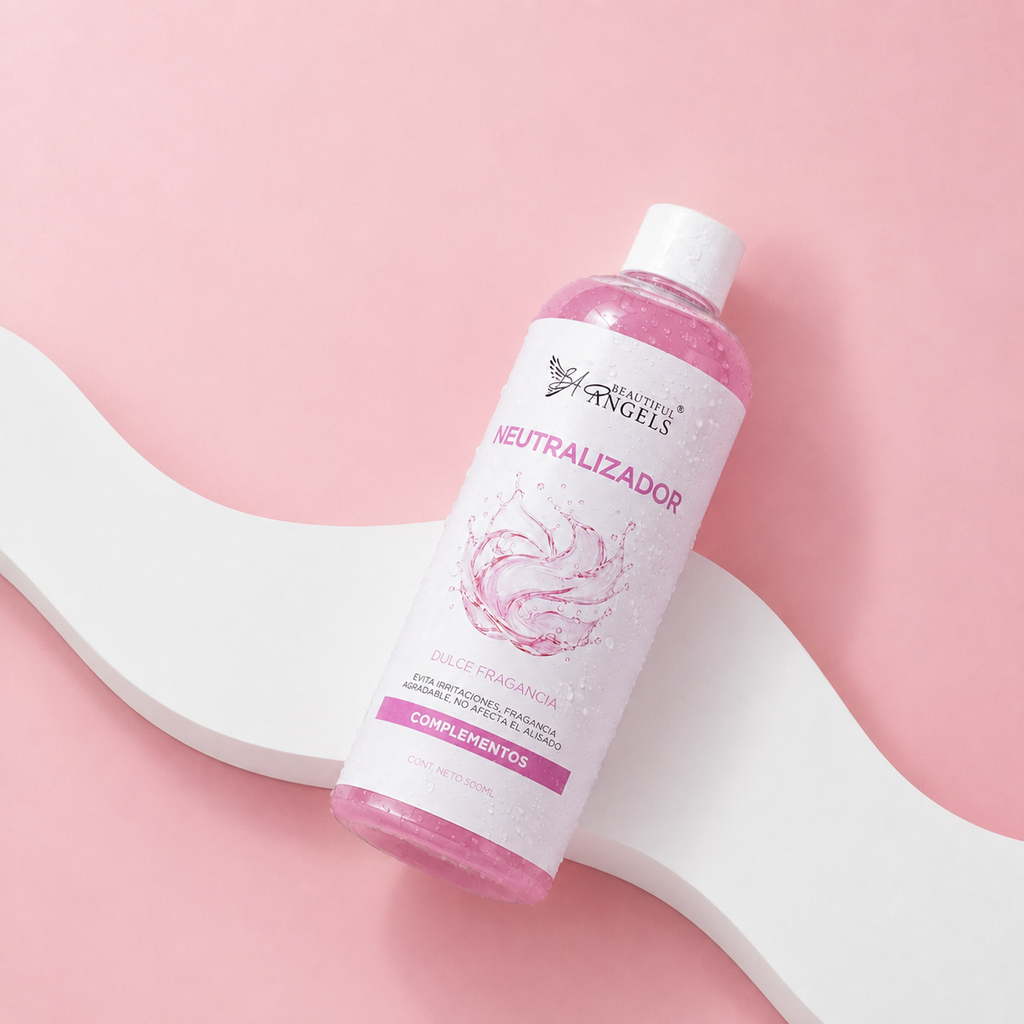 Neutralizador para Alisados Gold Beautiful Angels: Evita Irritaciones, No Afecta el Alisado y Logra una Neutralización Efectiva del 70% al 80% para un Acabado Equilibrado y Duradero