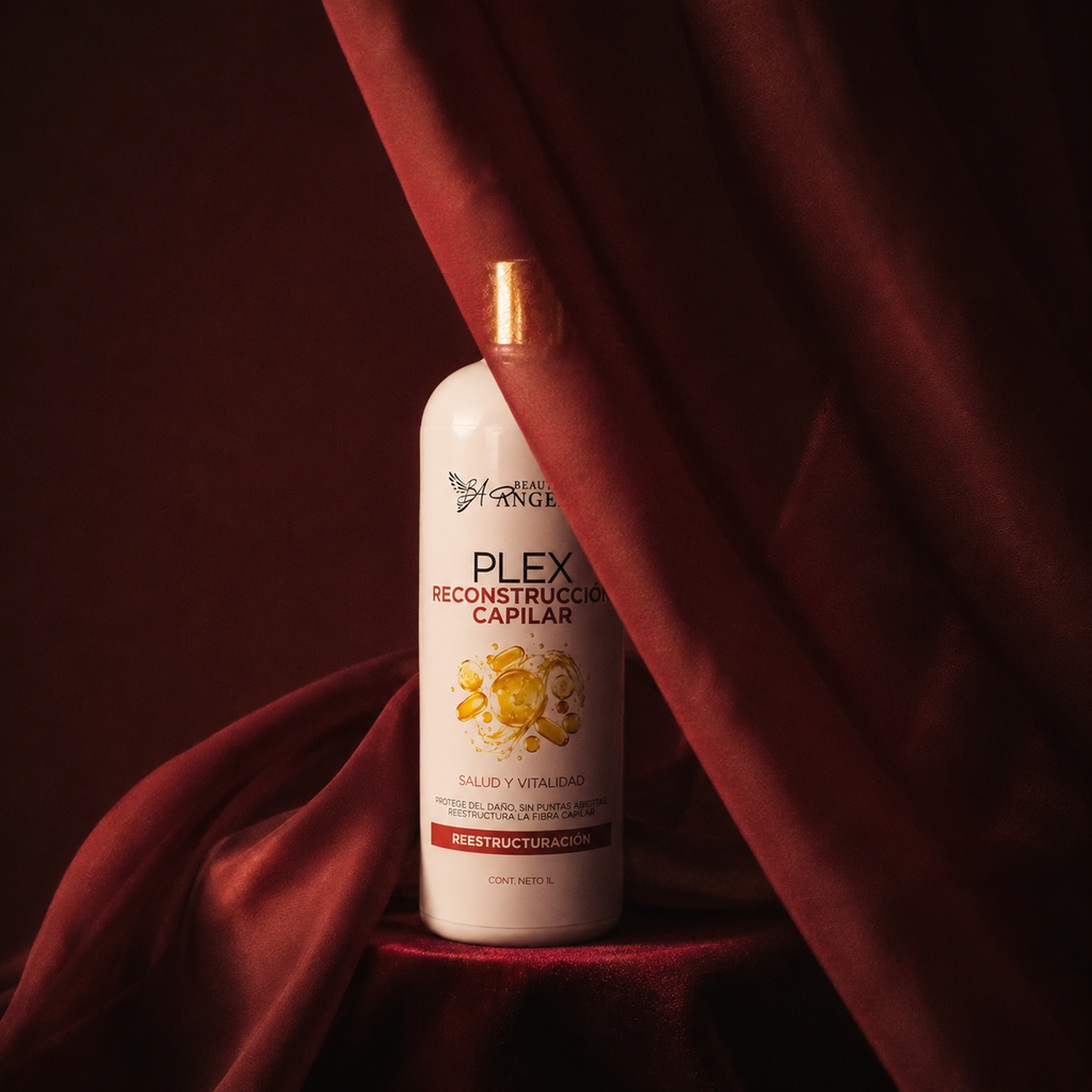 Plex Reconstructor Beautiful Angels: Restauración profunda que fortalece desde el interior, cierra puntas abiertas y devuelve elasticidad para cabello con daños mecánicos, térmicos y químicos.