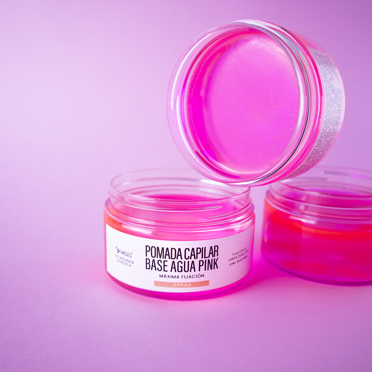 Pomada Capilar Base Agua pink