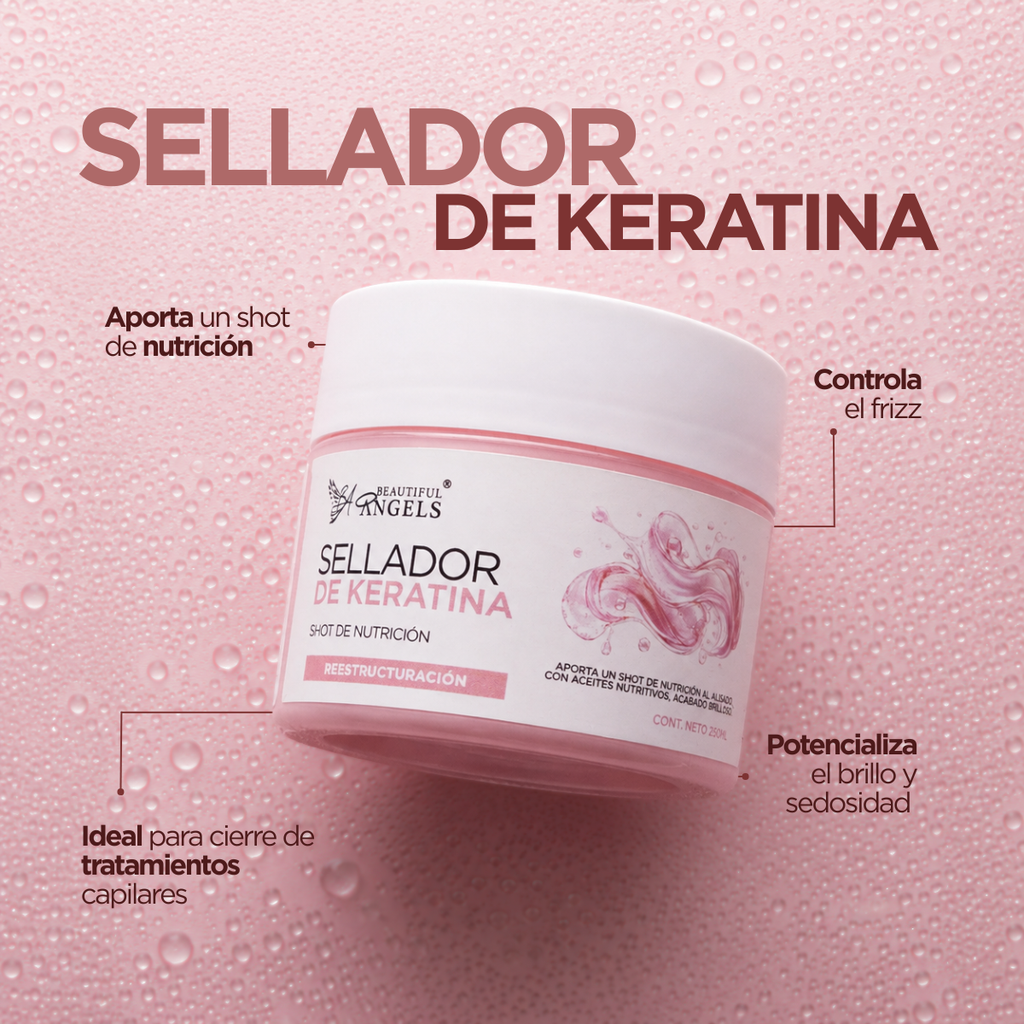 Kit Básico Keratina Brasileña Silver — Beautiful Angels Ideal para cabello quebradizo y rizado