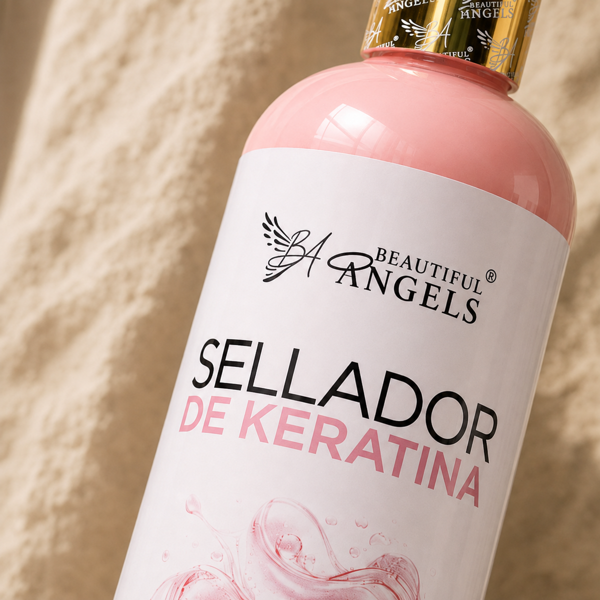 Sellador de Keratina Beautiful Angels: Shot de Nutrición al Momento de Terminar un Alisado Progresivo, con Control Absoluto del Frizz, Reducción de la Esponjosidad