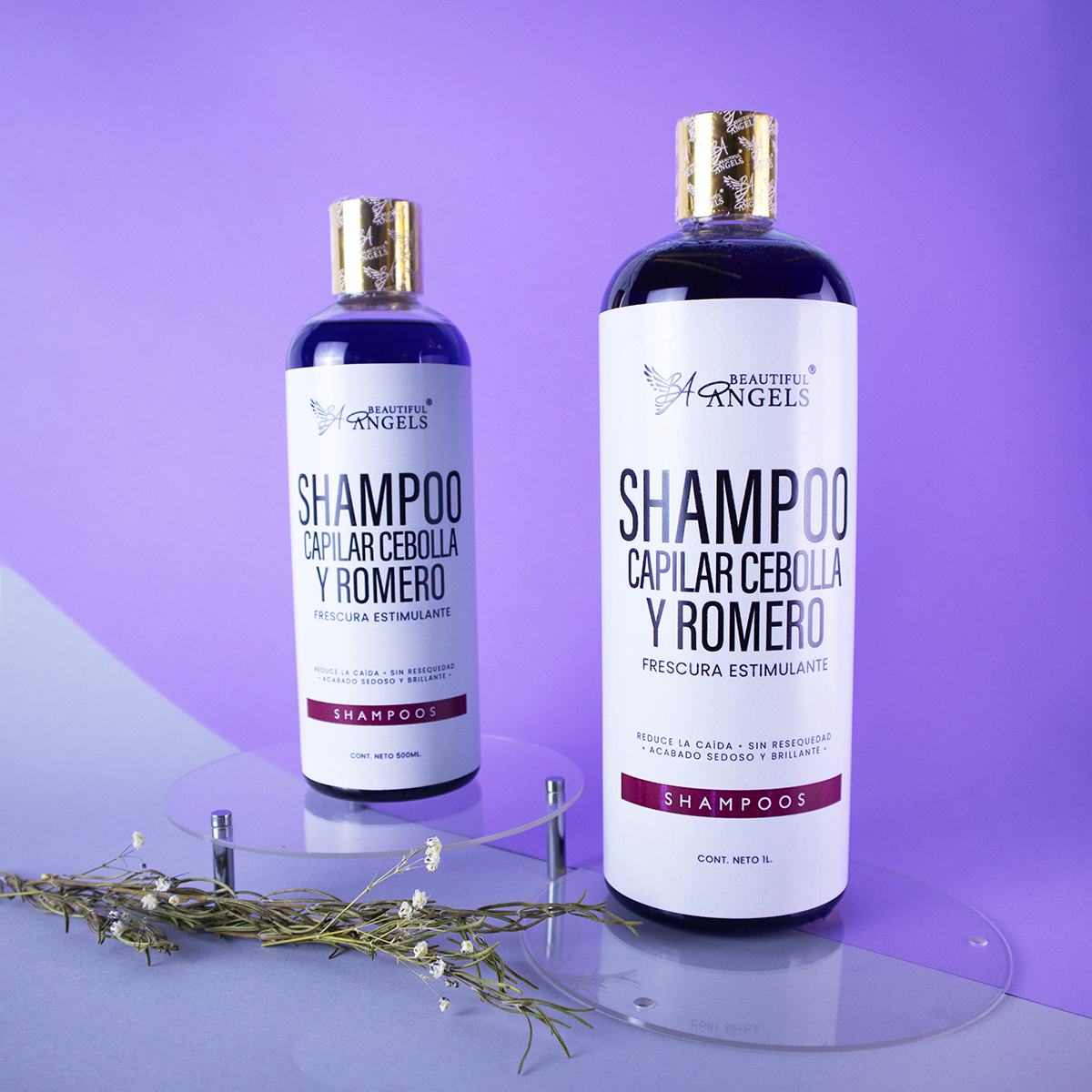 Shampoo Capilar Cebolla y Romero